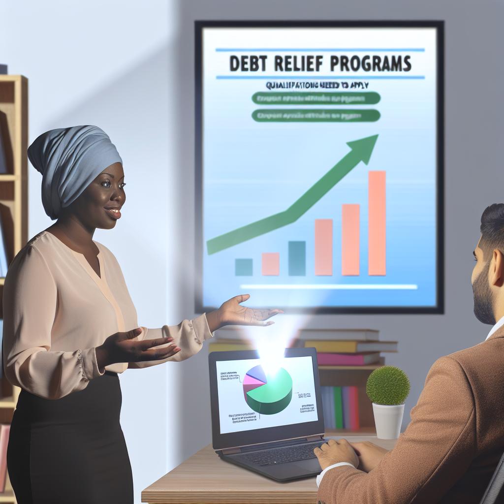 How to qualify for debt relief programs.