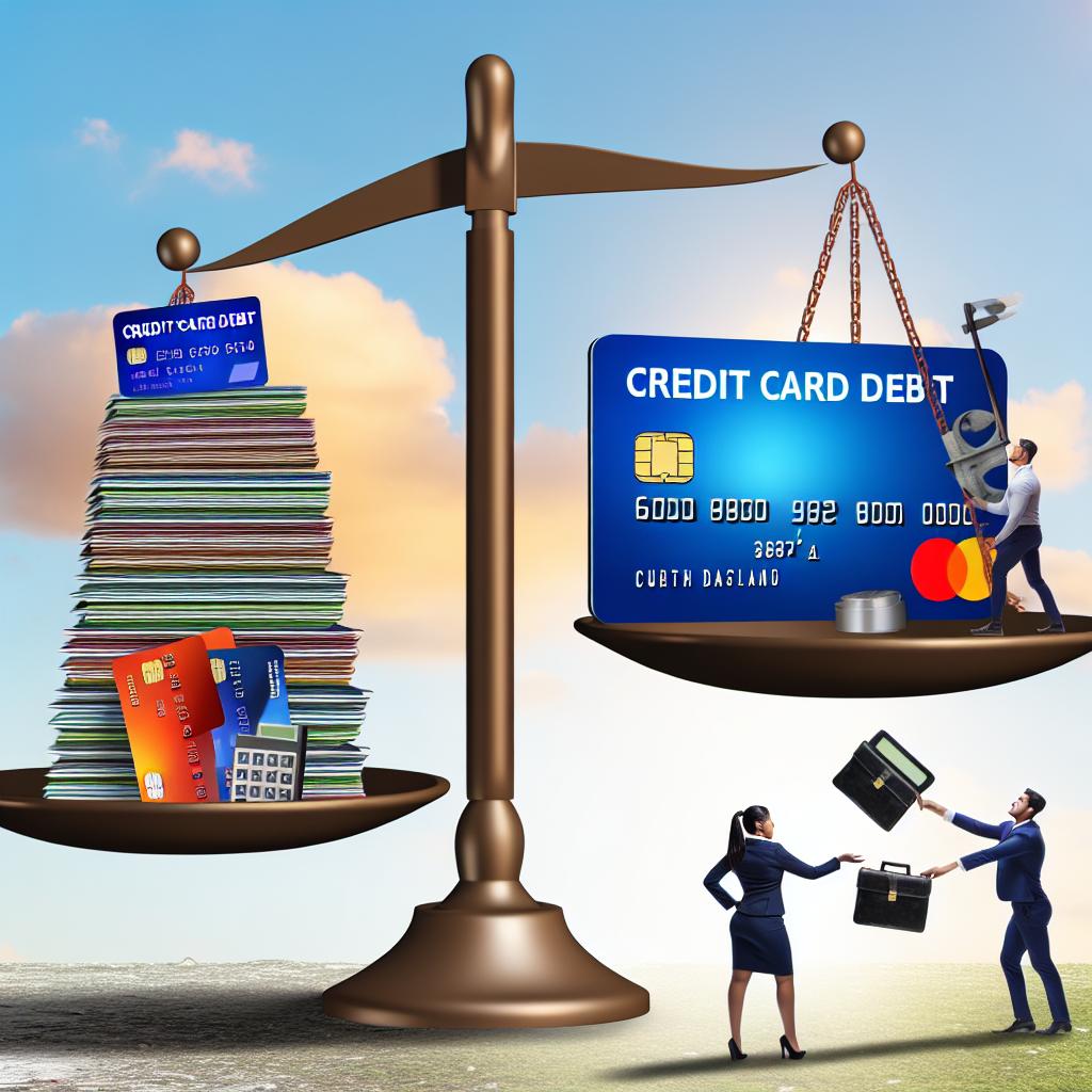 What is credit card debt, and how can it be managed?