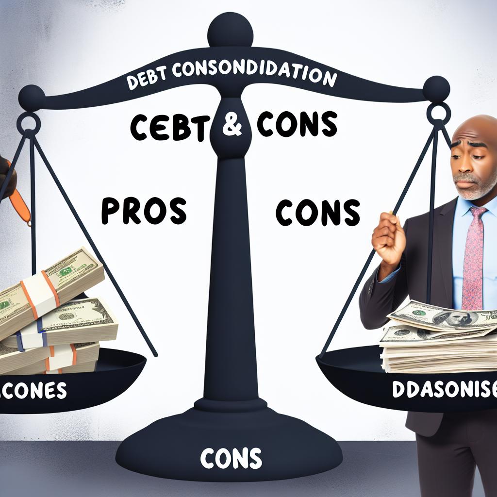 The pros and cons of consolidating debt with a personal loan.