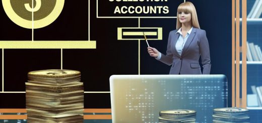 What are collection accounts, and how can they be resolved?