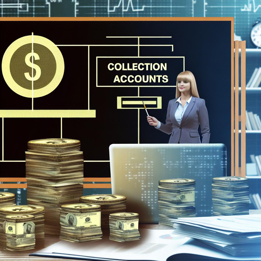 What are collection accounts, and how can they be resolved?