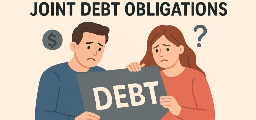 How to handle joint debt obligations.
