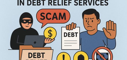 How to avoid scams in debt relief services.