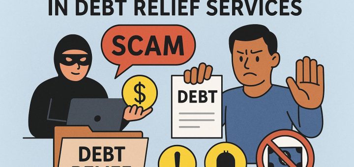 How to avoid scams in debt relief services.