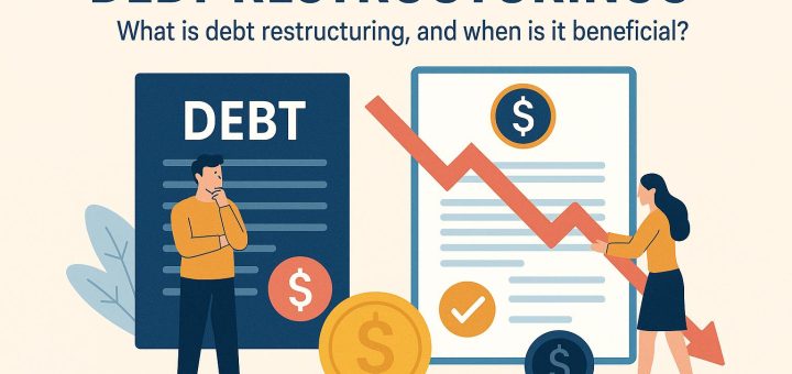 What is debt restructuring, and when is it beneficial?