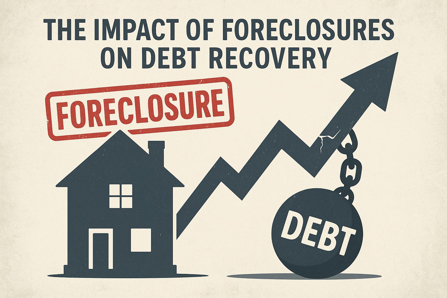 The impact of foreclosures on debt recovery.