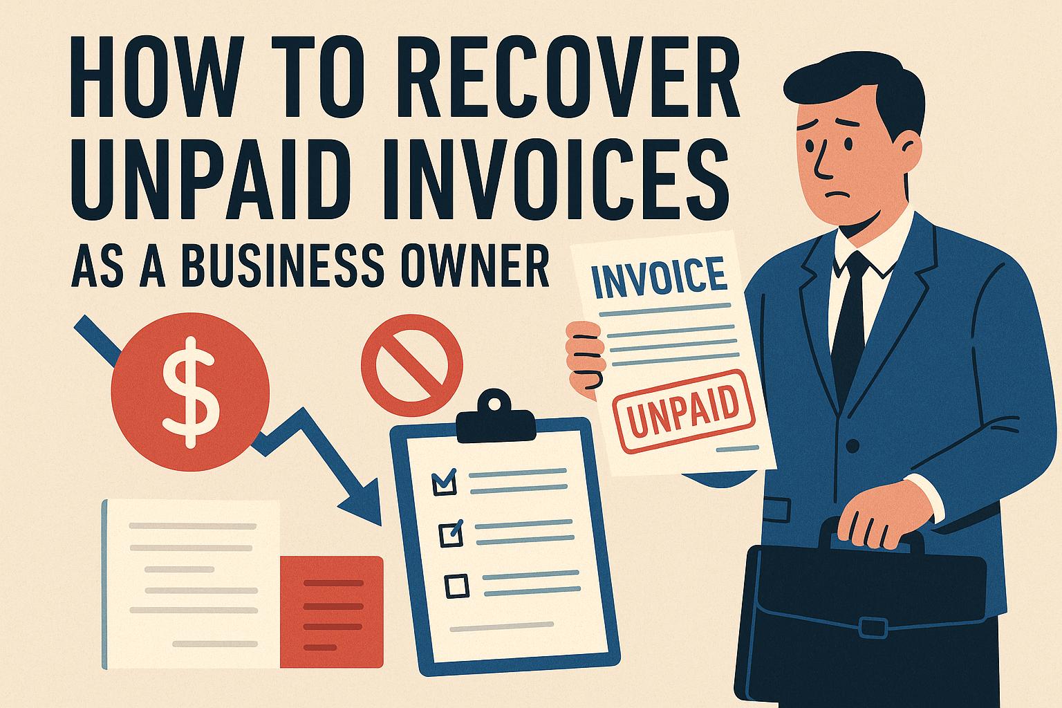 How to recover unpaid invoices as a business owner.