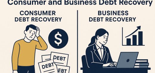 The difference between consumer and business debt recovery.