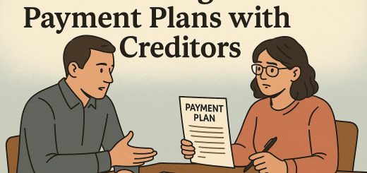 How to negotiate payment plans with creditors.