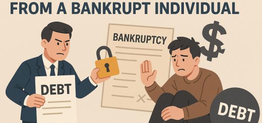 How to recover debt from a bankrupt individual.