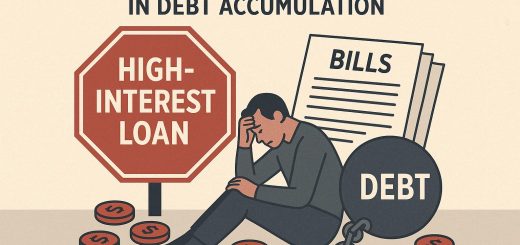 The role of high-interest loans in debt accumulation.