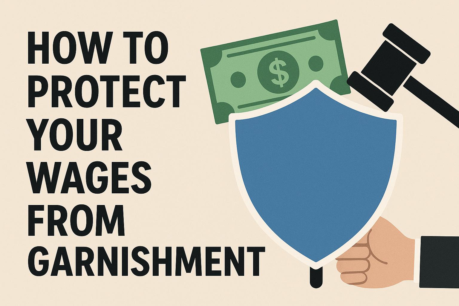 How to protect your wages from garnishment.