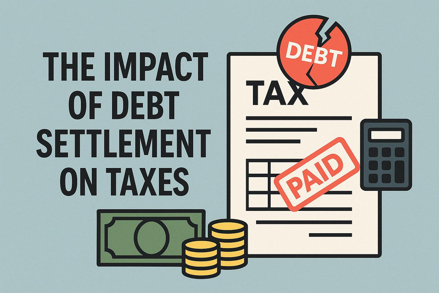 The impact of debt settlement on taxes.