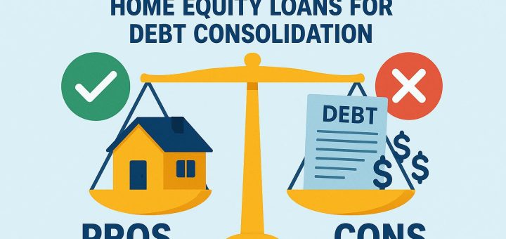 The pros and cons of using home equity loans for debt consolidation.