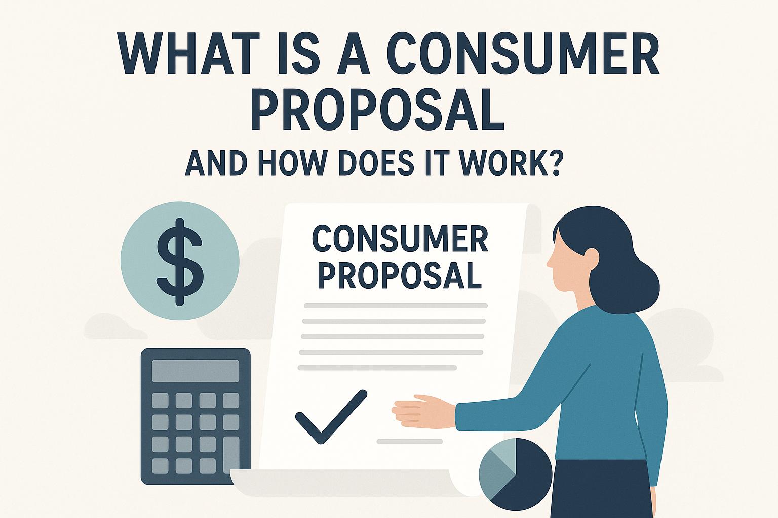 What is a consumer proposal, and how does it work?