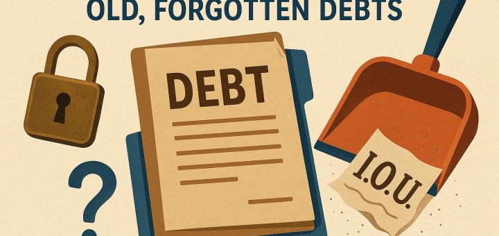 How to deal with old, forgotten debts.
