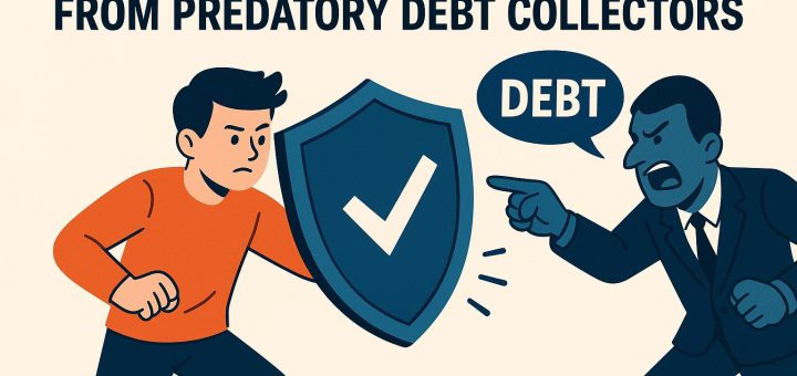 How to protect yourself from predatory debt collectors.