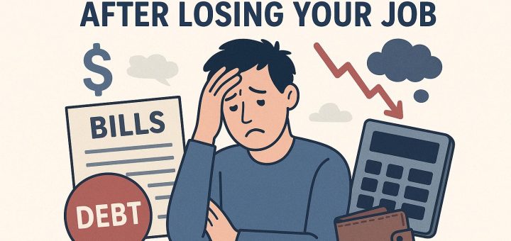 How to manage debts after losing your job.