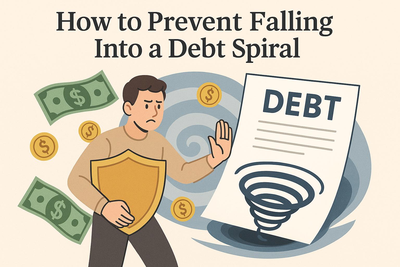 How to prevent falling into a debt spiral.