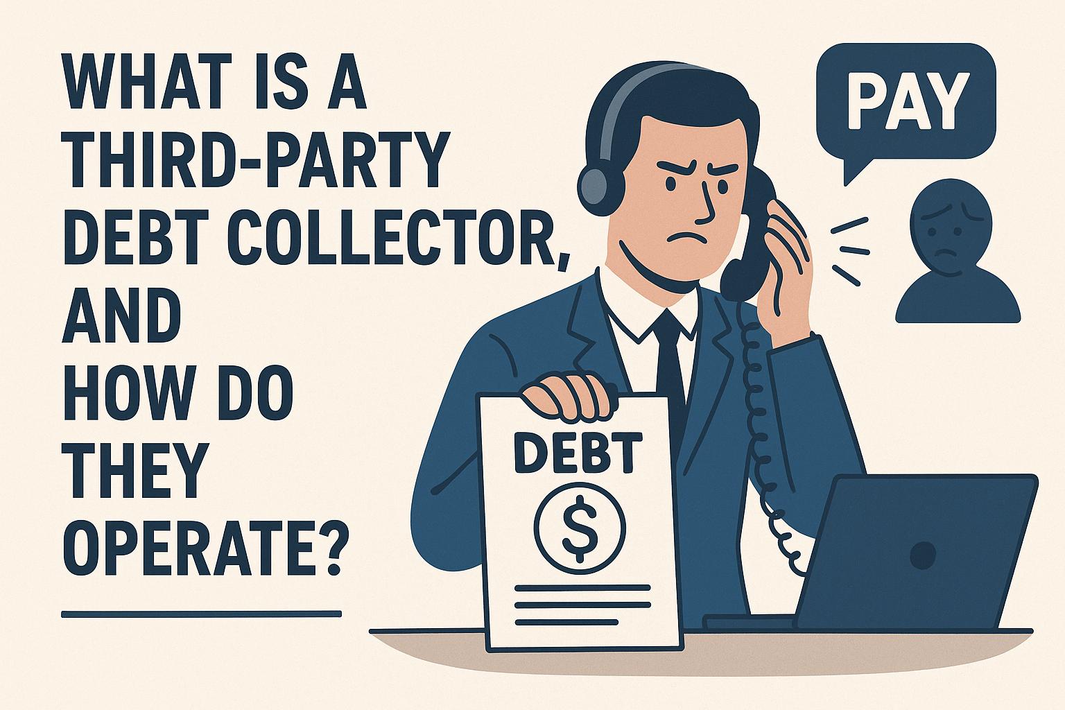 What is a Third-Party Debt Collector, and how do they operate?