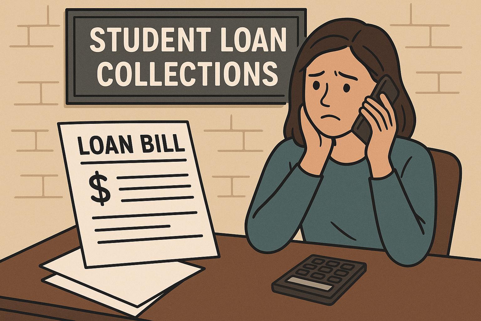 How to handle student loan collections.