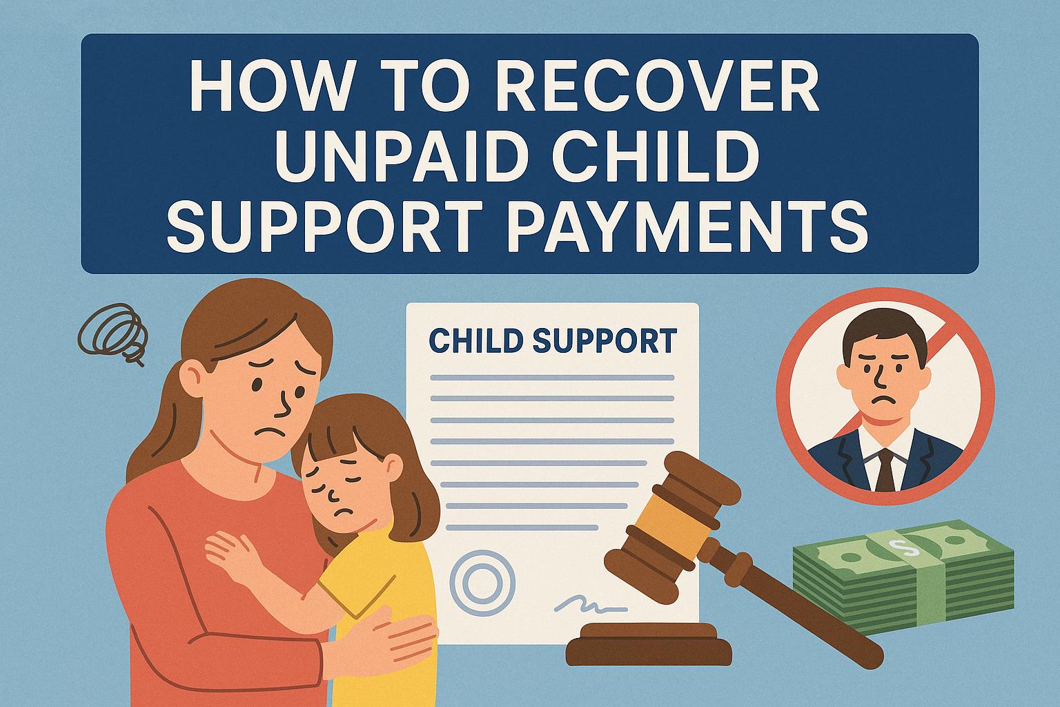 How to recover unpaid child support payments.